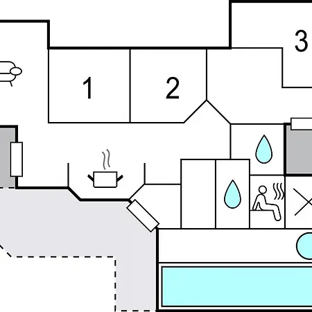 Vakantiehuis Gorgeous In Knebel With Sauna *